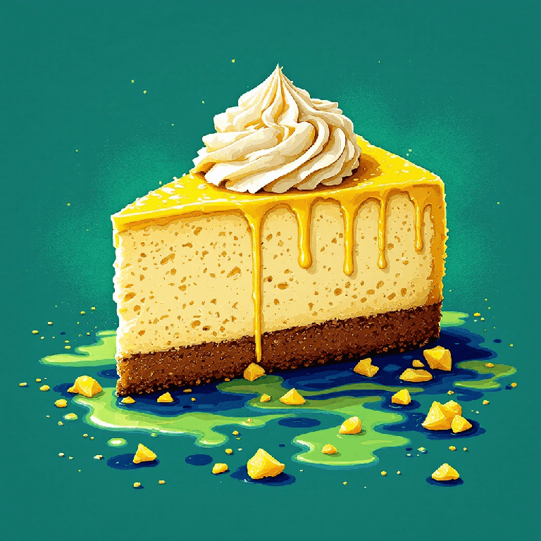 Lemon Cheesecake pixel art